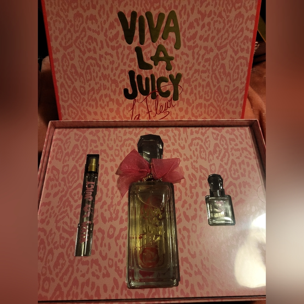 Perfume Gift Set - Pink and Gold